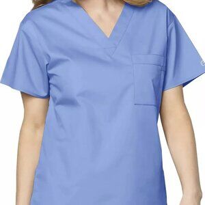 Prism Blue Unisex Scrub Top/ shirt~Women's Mens Size X- Large~NEW w/tags